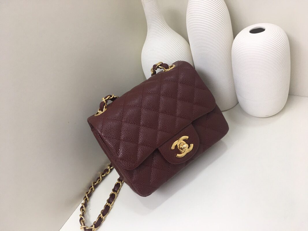Chanel Classic Flap 17 Maroon