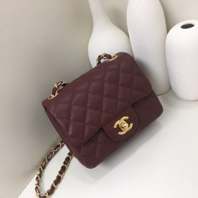 Chanel Classic Flap 17 Maroon