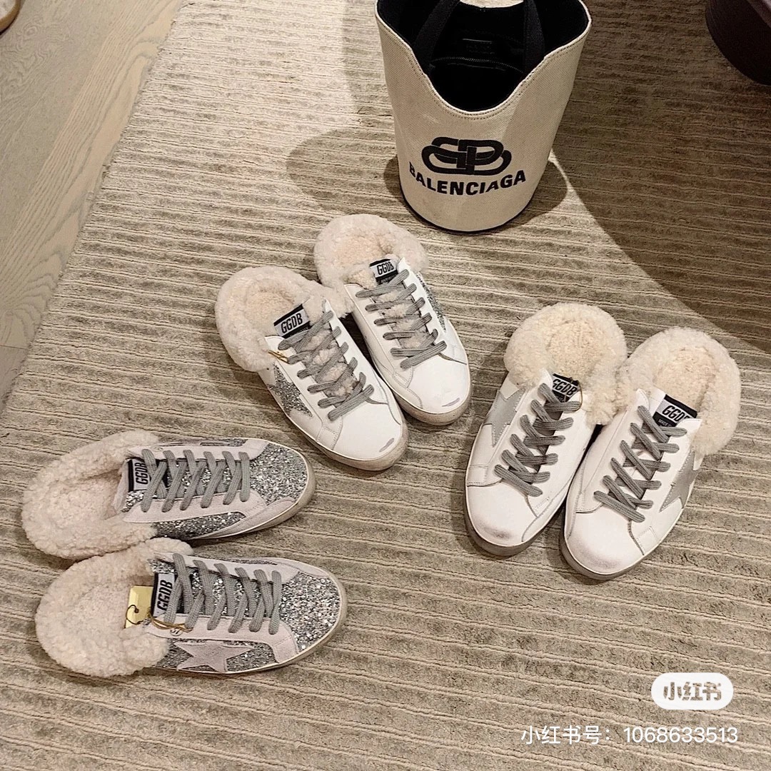 Golden Goose Small Wool Dirty Shoes - Image 9