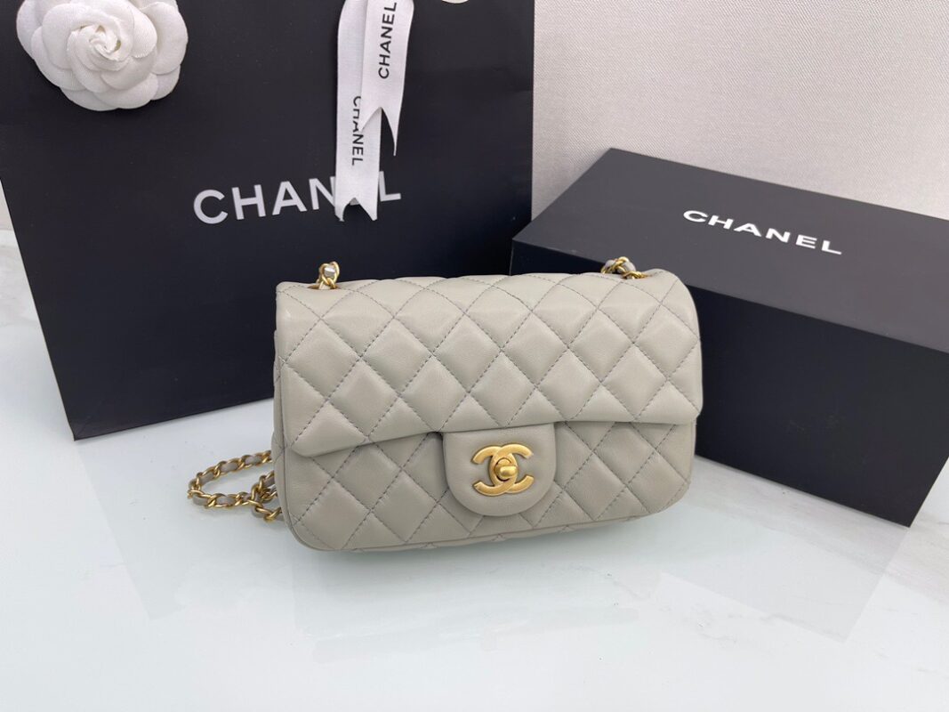 Chanel Classic Flap 20 Grey
