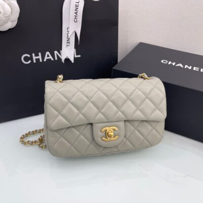 Chanel Classic Flap 20 Grey