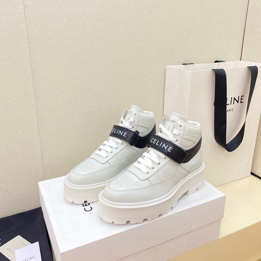 Celine Velcro High-top sneakers - Image 5