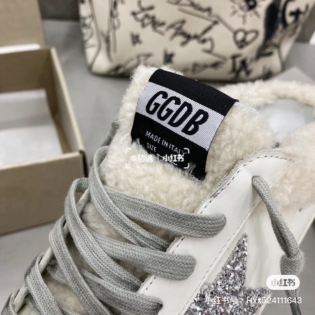 Golden Goose Small Wool Dirty Shoes - Image 8