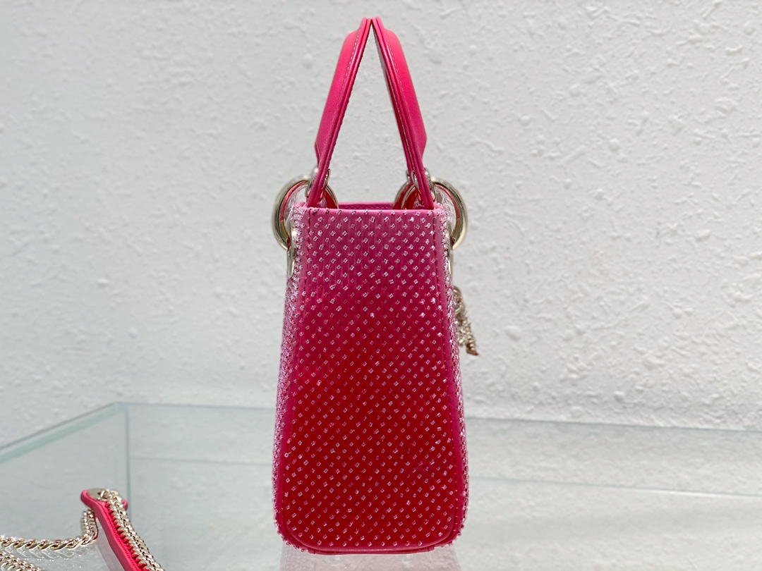 Lady Dior 17 Metallic Pink - Image 4