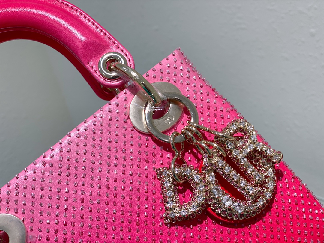 Lady Dior 17 Metallic Pink - Image 7