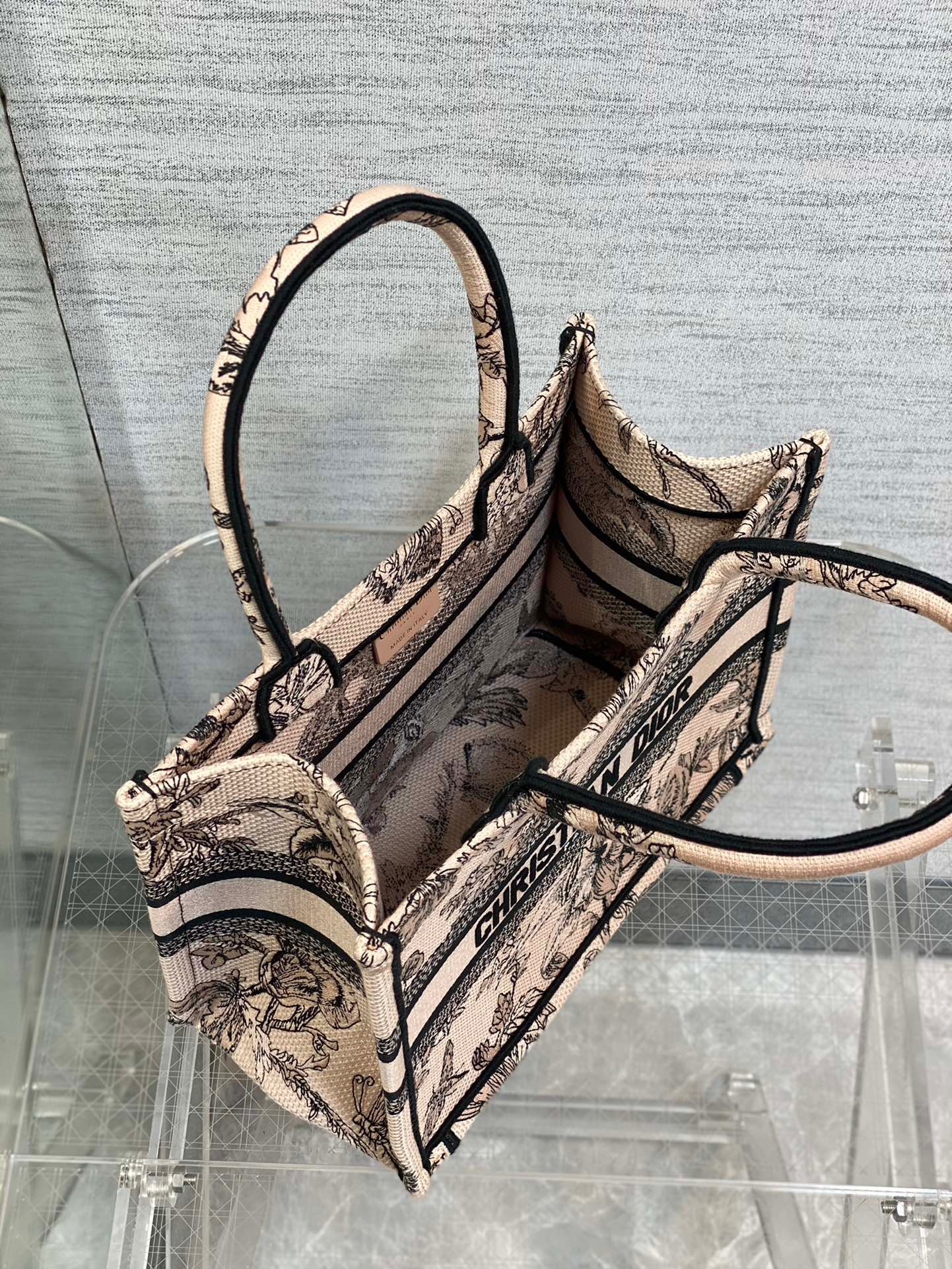 Dior Small Granville Garden Tote Bag - Image 9