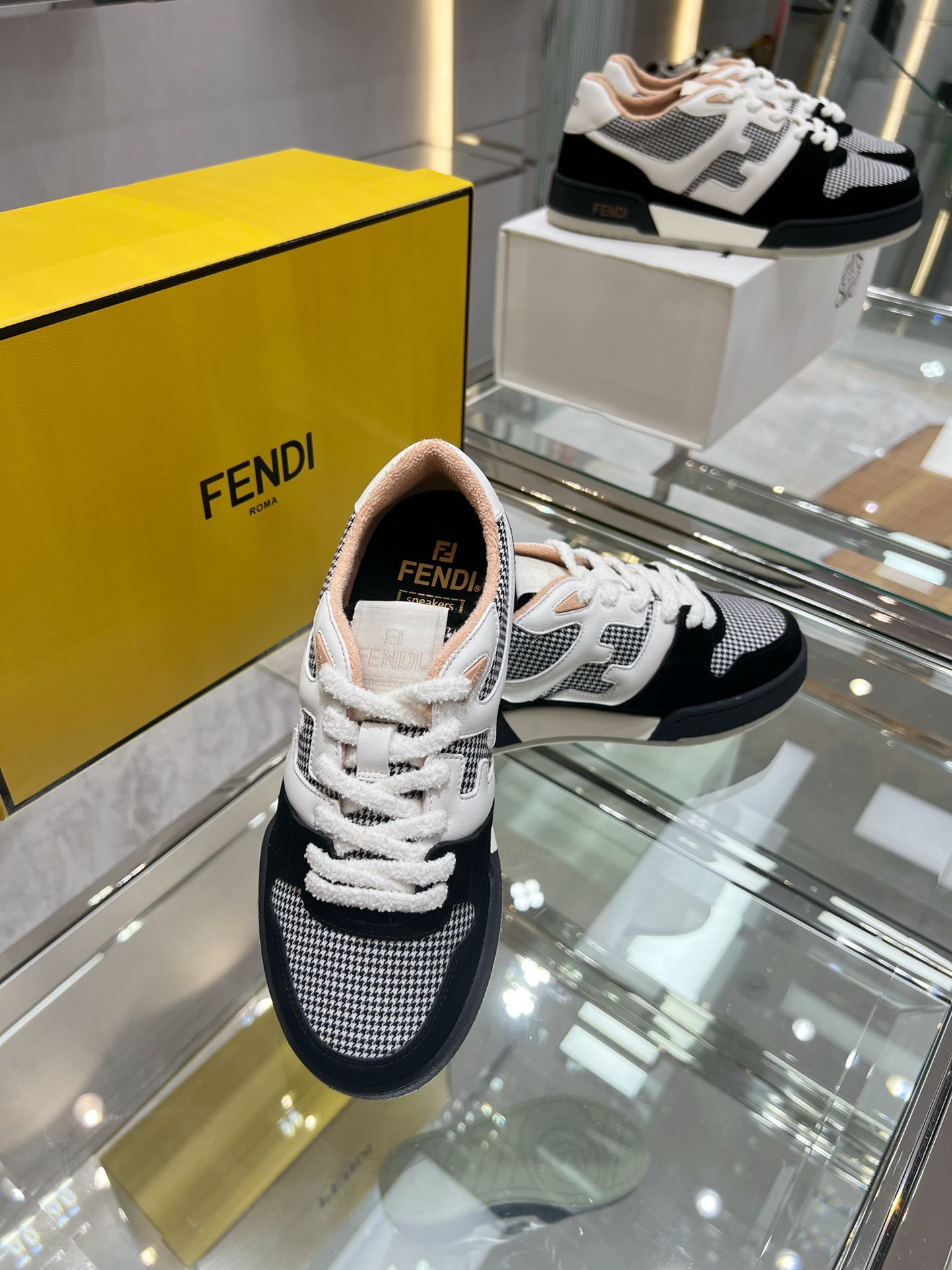 Fendi Lace-up Sneakers - Image 8