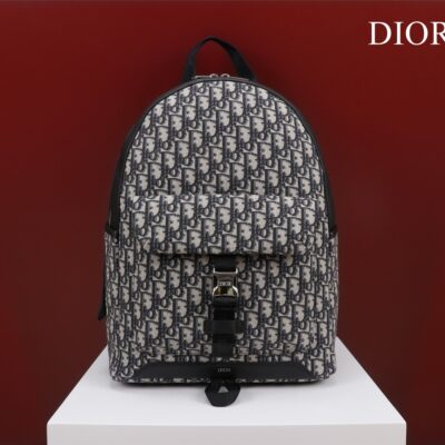 Dior Backpack Calfskin Beige