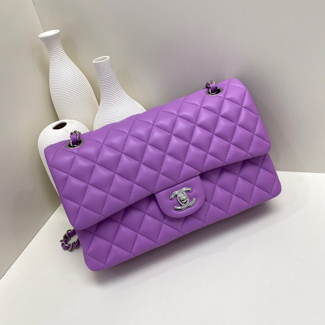 fb638e_1ba8886fa6b84057aea446b2631105camv2.jpg Chanel Classic Flap 25 Taro Purple - Image 1