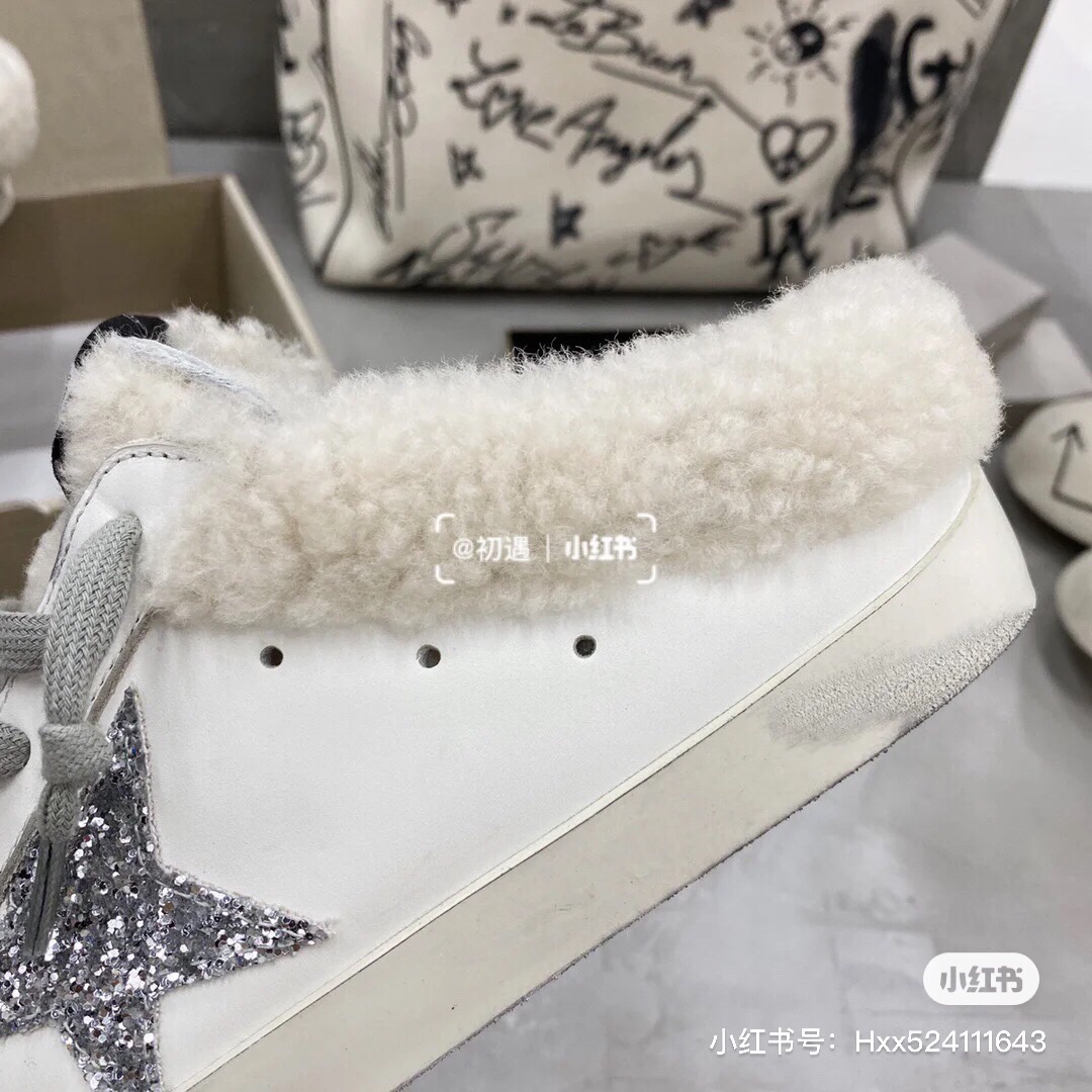 Golden Goose Small Wool Dirty Shoes - Image 7