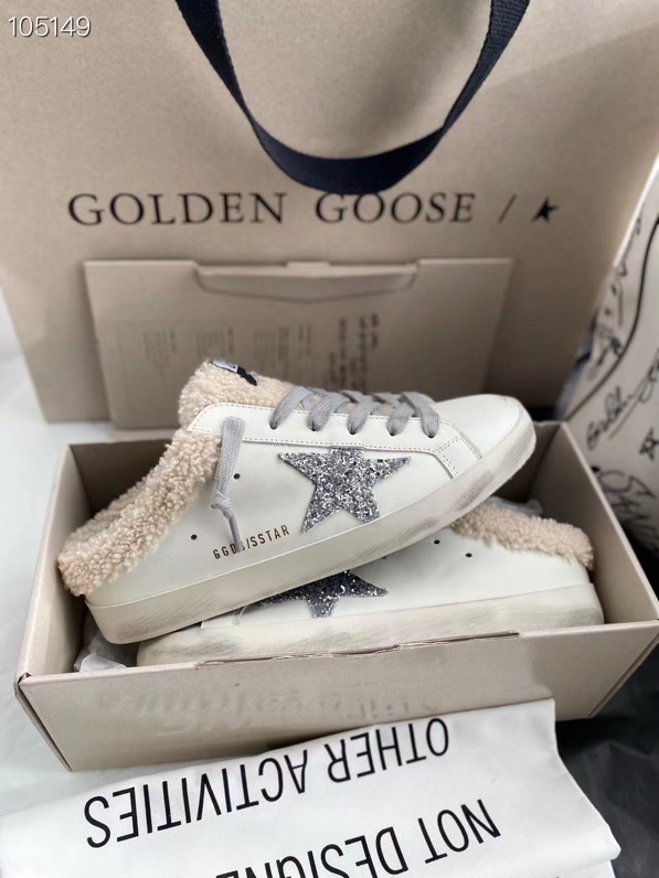 Golden Goose Small Wool Dirty Shoes - Image 3