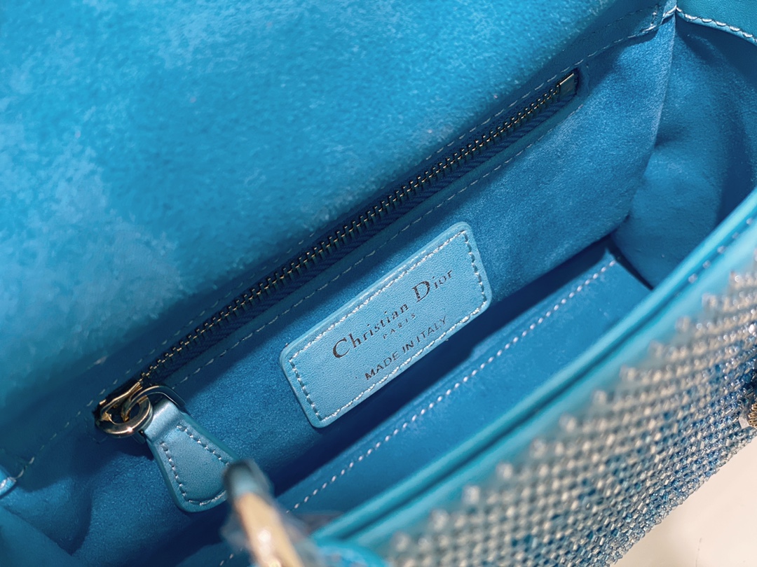 Lady Dior 17 Blue Metallic - Image 10