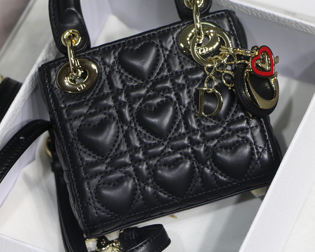 Lady Dior Micro 12 Black - Image 3