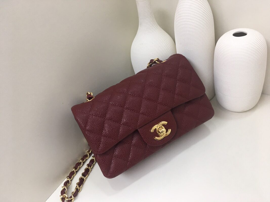 Chanel Classic Flap 20 Maroon