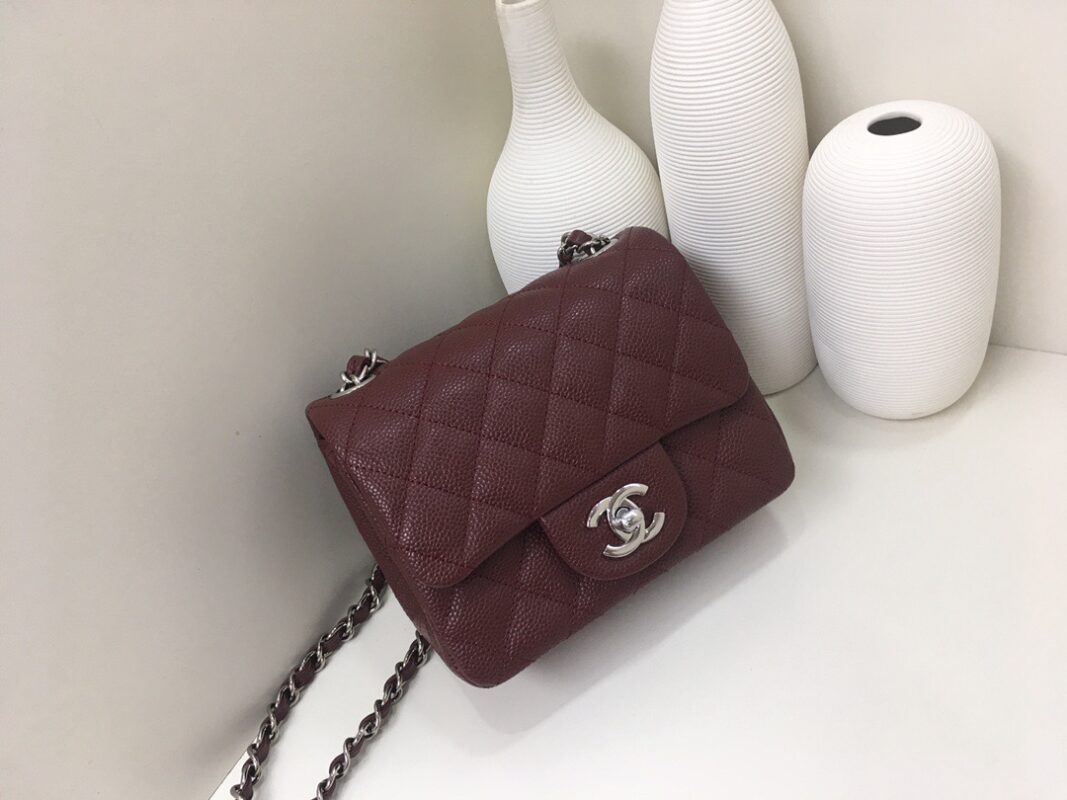 Chanel Classic Flap 17 Maroon