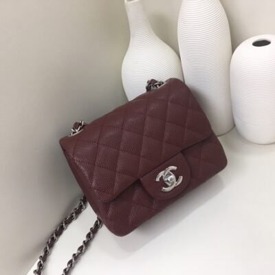 Chanel Classic Flap 17 Maroon