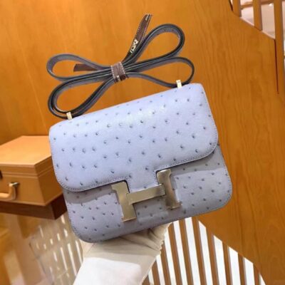 Constance 18 Ostrich in Mauve Sylvestre