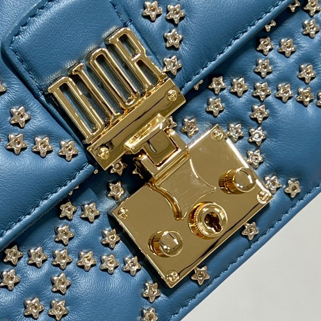 Dior Lucky Star Handbag in Blue - Image 8