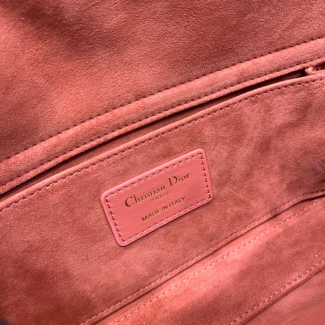 Dior Lady D-joy 26 Bag in Dark Pink - Image 7