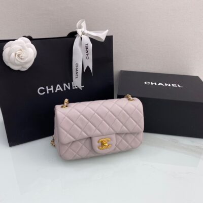 Chanel Classic Flap 20 Taro Pink