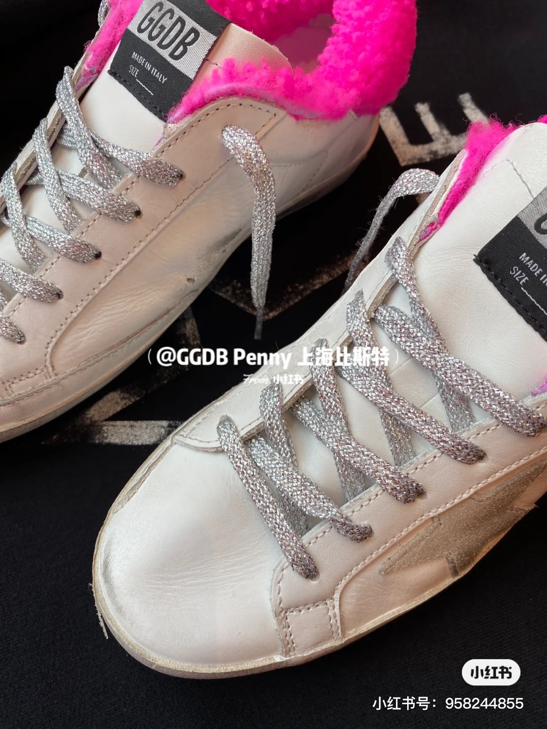 Golden Goose Small Wool Dirty Shoes - Image 8