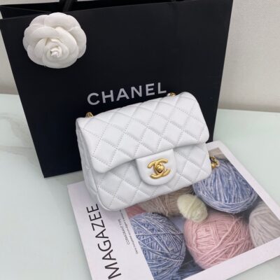 Chanel Classic Flap 17 White
