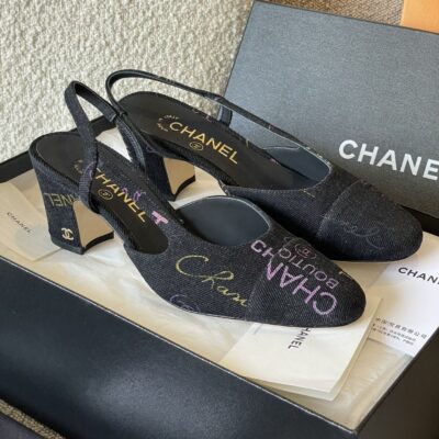 Chanel Slingback Sandals