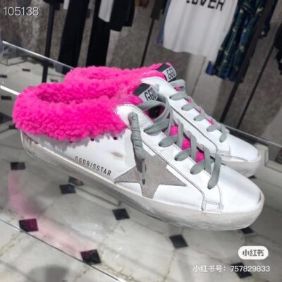 Golden Goose Small Wool Dirty Shoes