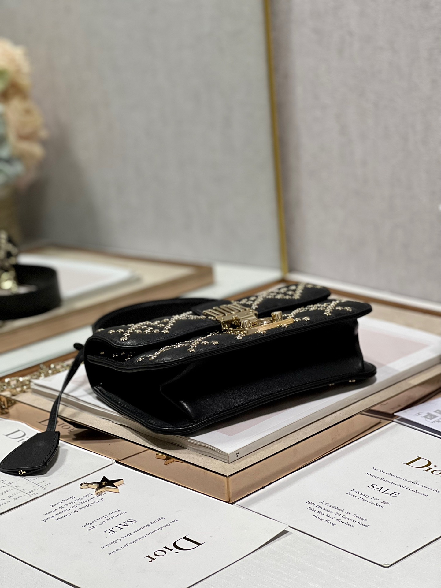 Dior Lucky Star Handbag in Black - Image 8