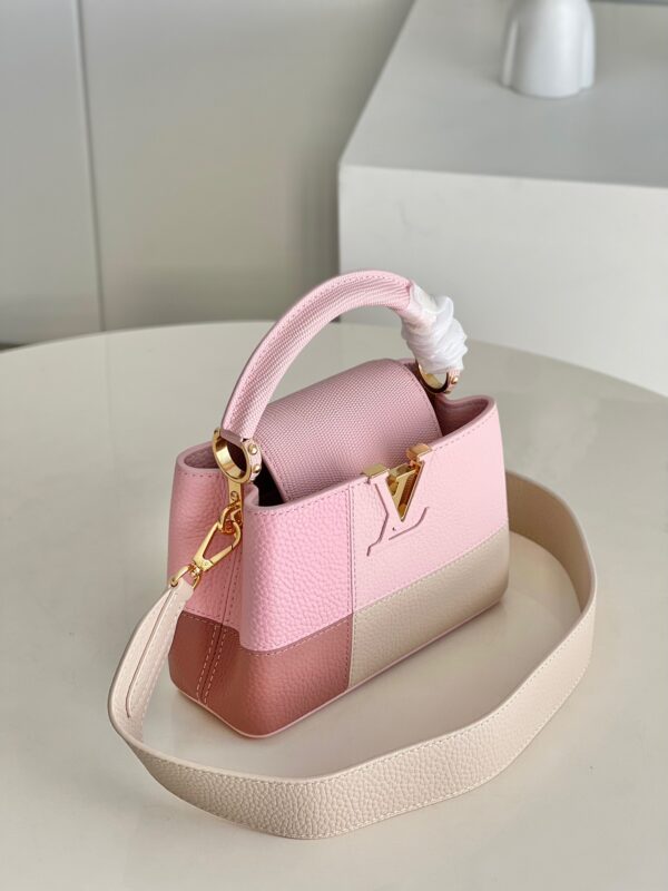 Louis Vuitton Capucines Mini Handbag in Pink Puzzle