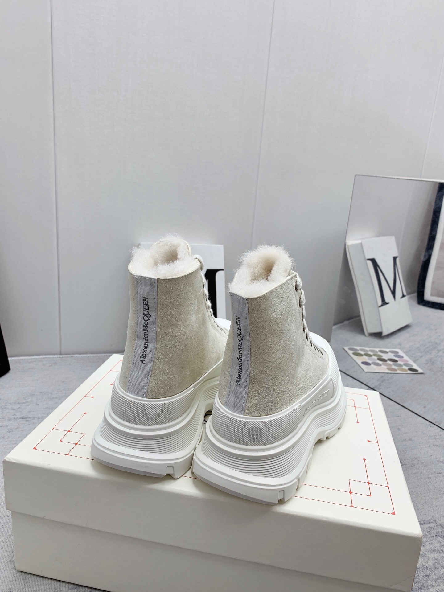 Alexander McQueen Thick-soled High-top Sneakers - Image 10