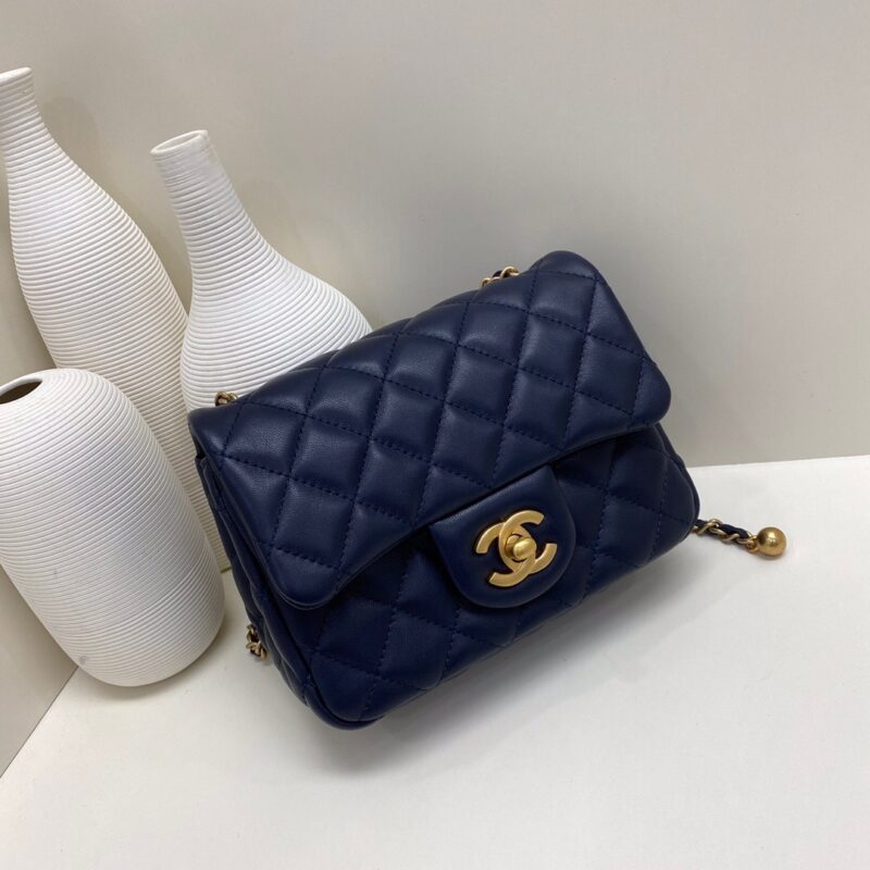 Chanel Classic Flap 17 Deep Blue