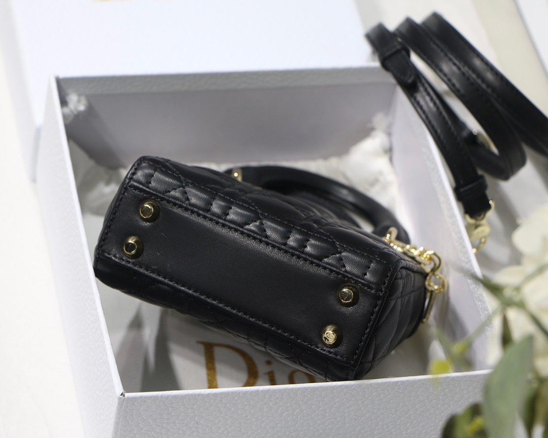 Lady Dior Micro 12 Black - Image 4