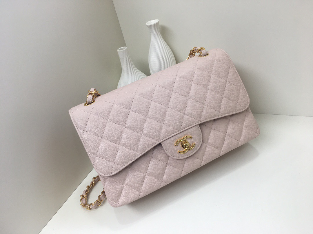 fb638e_3af3ca3001cf4239af009f7414a28e49mv2.jpg Chanel Classic Flap 30 Jumbo Light Pink - Image 1