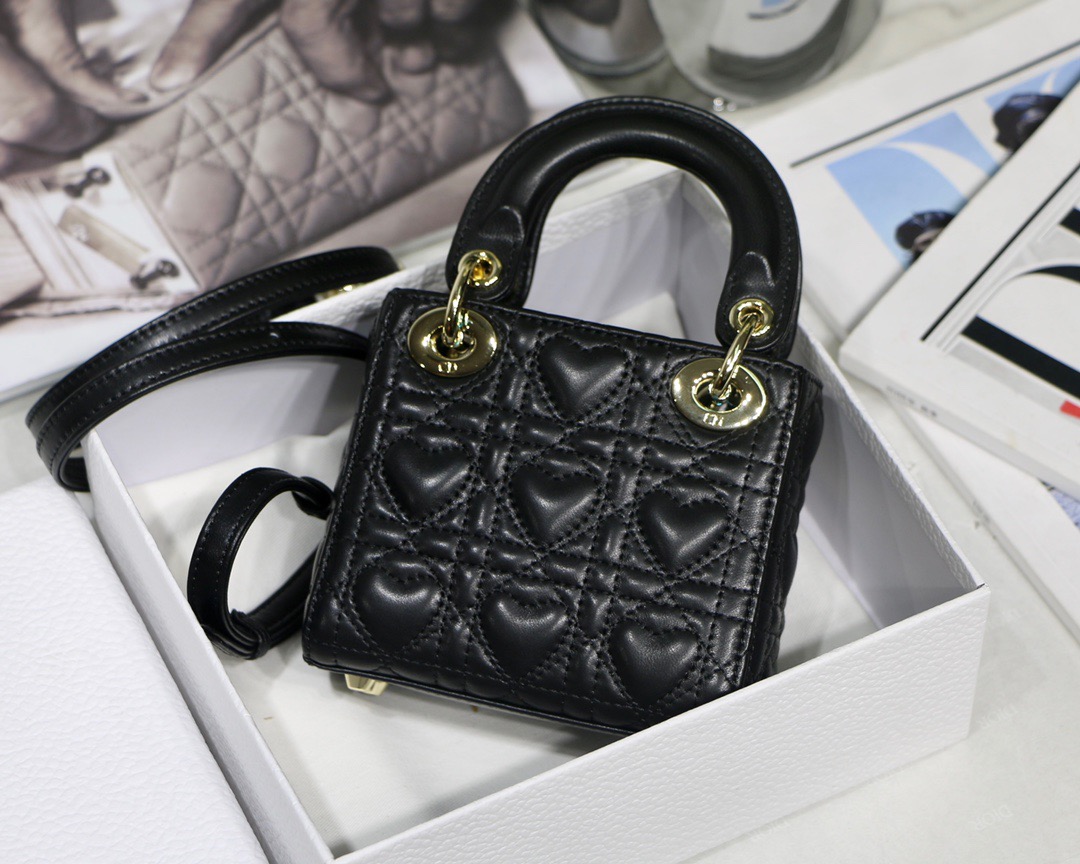 Lady Dior Micro 12 Black - Image 6
