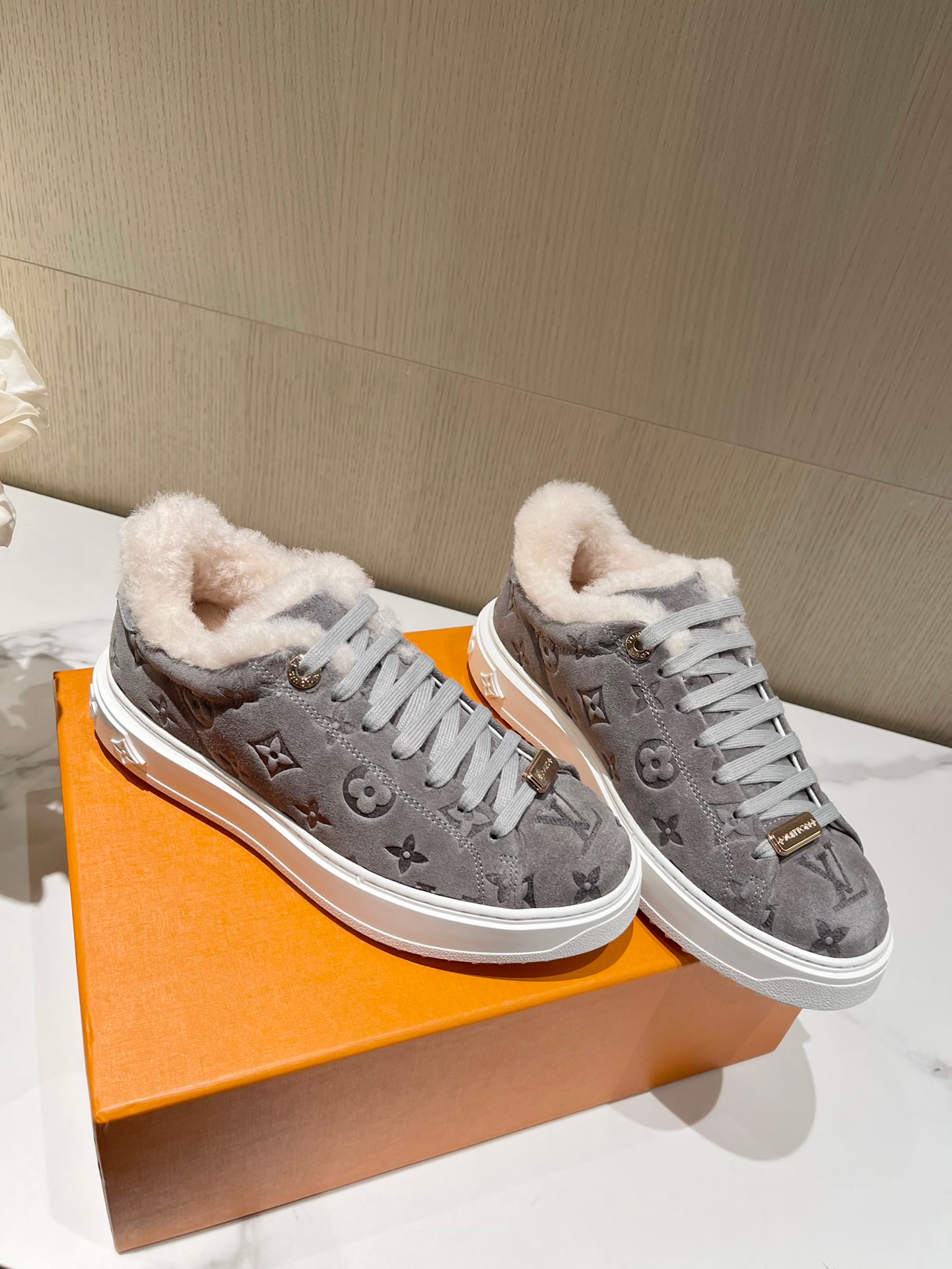 Louis Vuitton Wool Trainers - Image 5