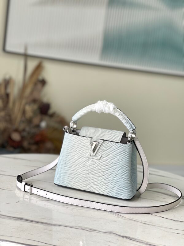 Louis Vuitton Capucines Mini Handbag in Gradient Light Purple