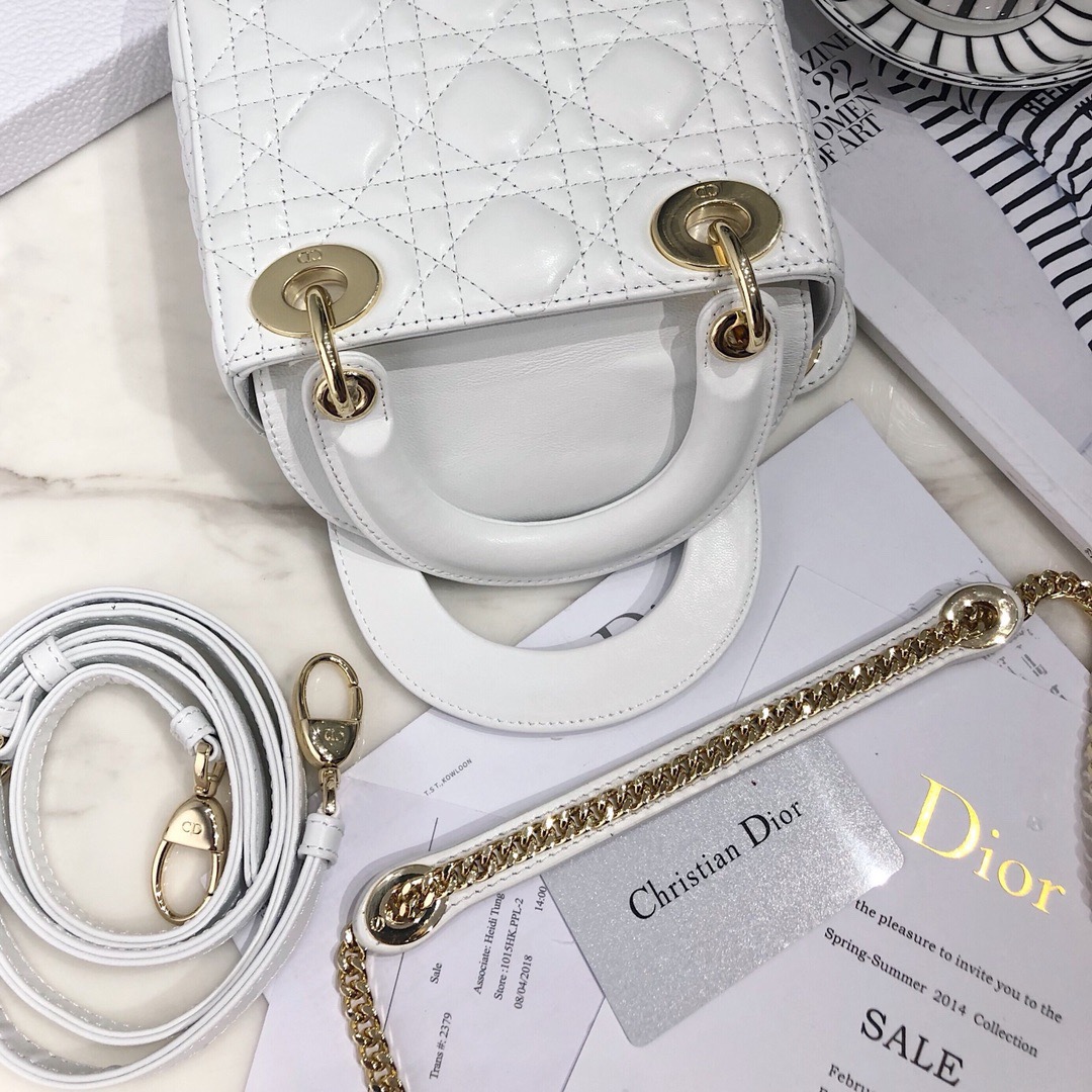 Lady Dior 17 White - Image 6