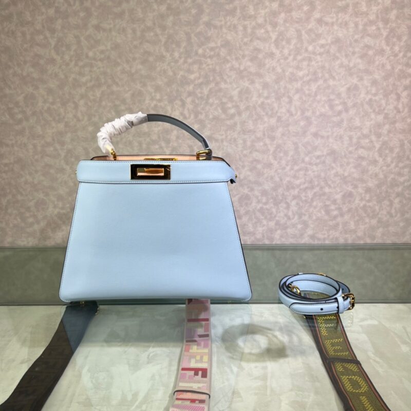 Fendi Peekaboo ISeeU Medium Bag in Light Blue