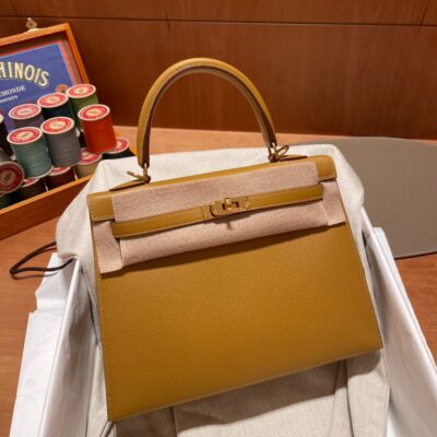 Kelly 25 Epsom Sesame