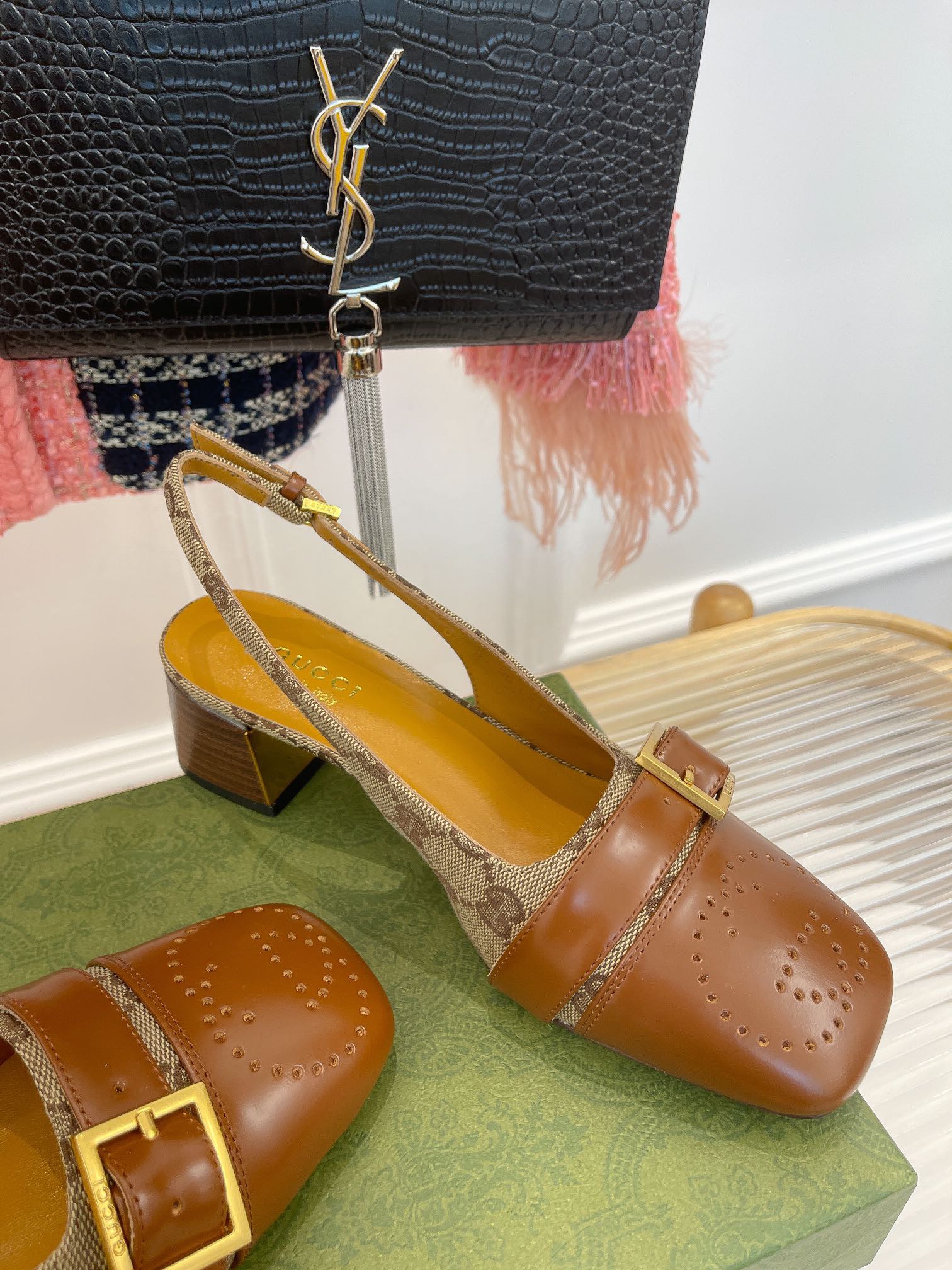 Gucci slingback sandals - Image 7