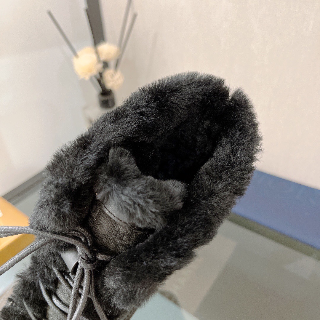 Dior Explorer Lace-up Wool Boots - Image 10