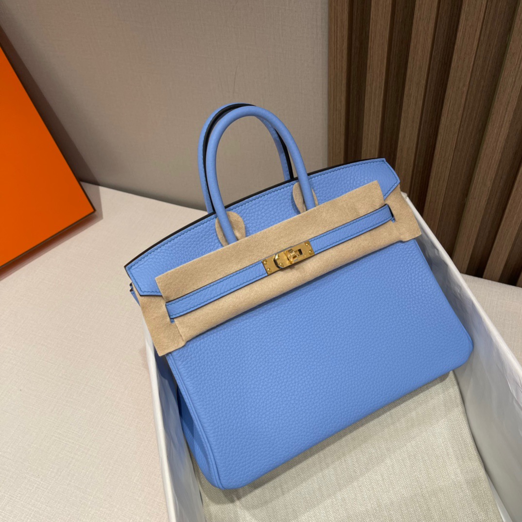 fb638e_47e9bd3aa8fd4ac596eeb924071e4d64mv2.jpg Birkin 25 Togo Paradise Blue - Image 1