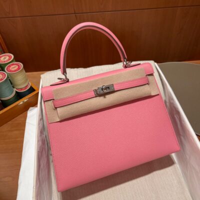 Kelly 25 Epsom Candy Pink