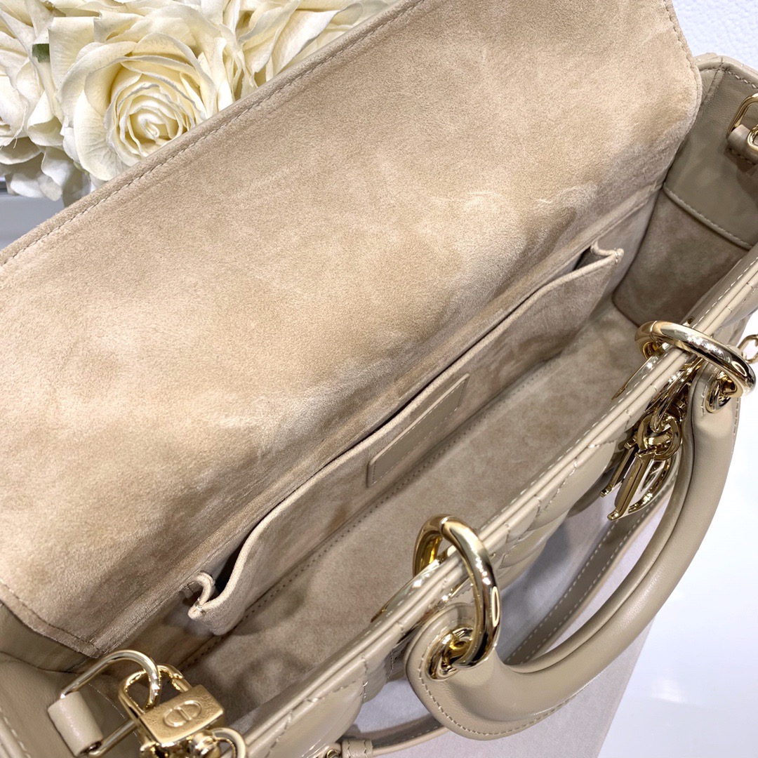 Dior Lady D-joy 26 Bag in Apricot - Image 9