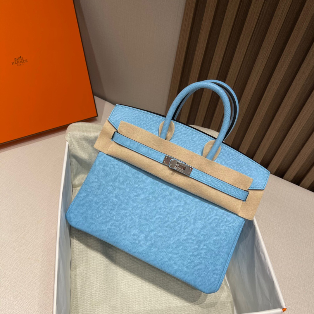 fb638e_4cf3b4e2a77641e1bc065d1dead8dd87mv2.jpg Birkin 25 Epsom Candy Blue - Image 1
