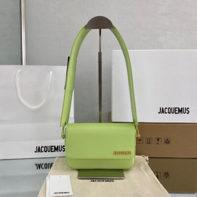 Jacquemus La Ceinture Bello Belt Vert Criquet