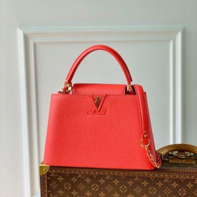 Louis Vuitton Capucines BB Medium Handbag in Orange