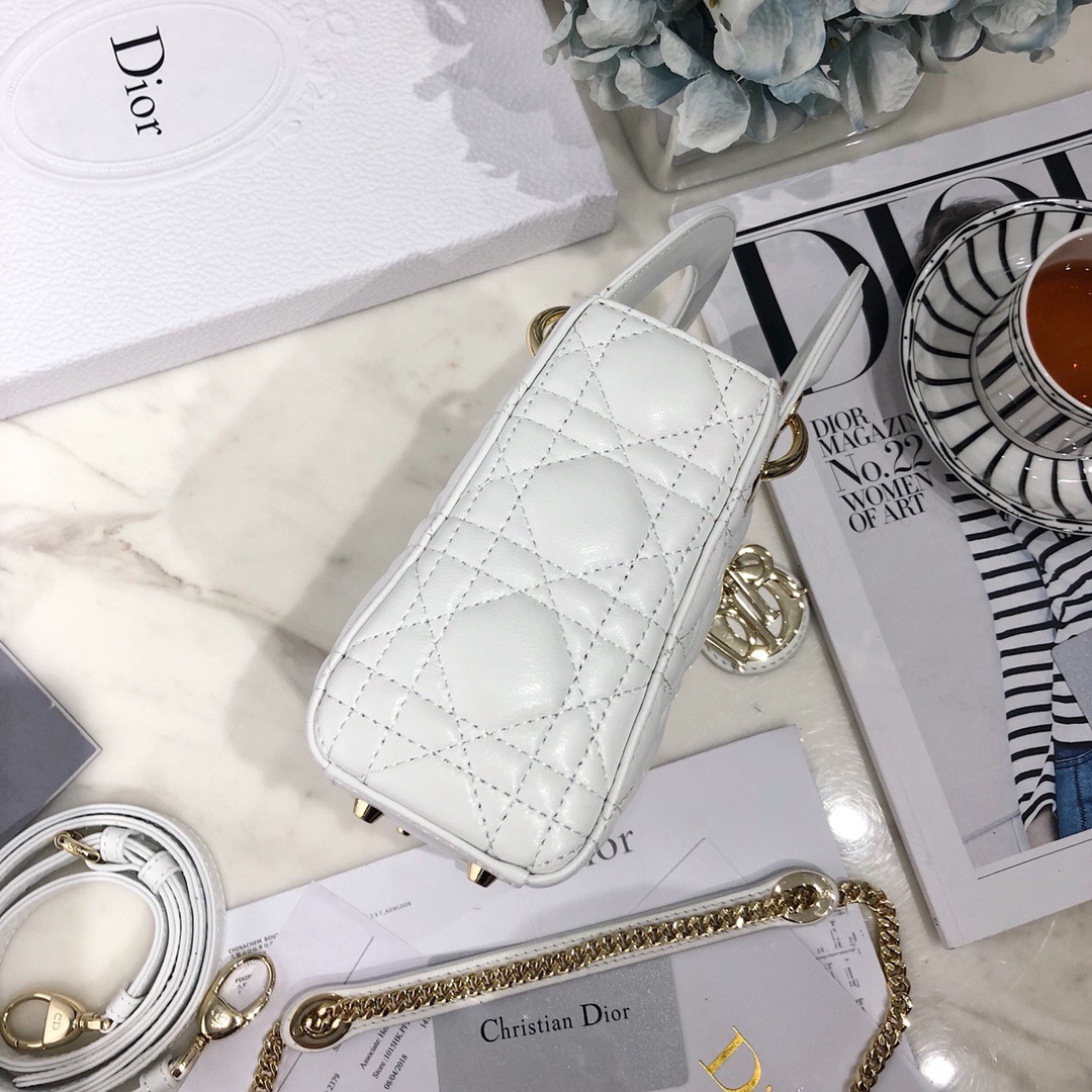 Lady Dior 17 White - Image 7