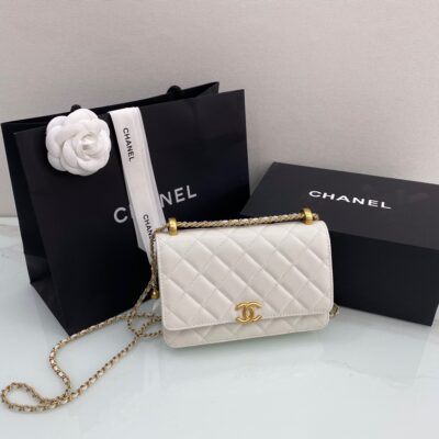 Chanel WOC Fortune Bag 19 in White